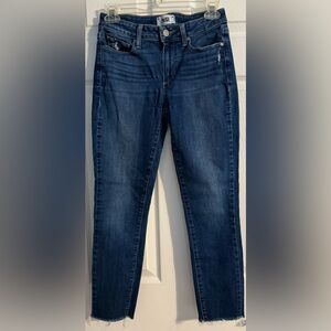 PAIGE Kylie Crop Jeans Dark Wash Size 26